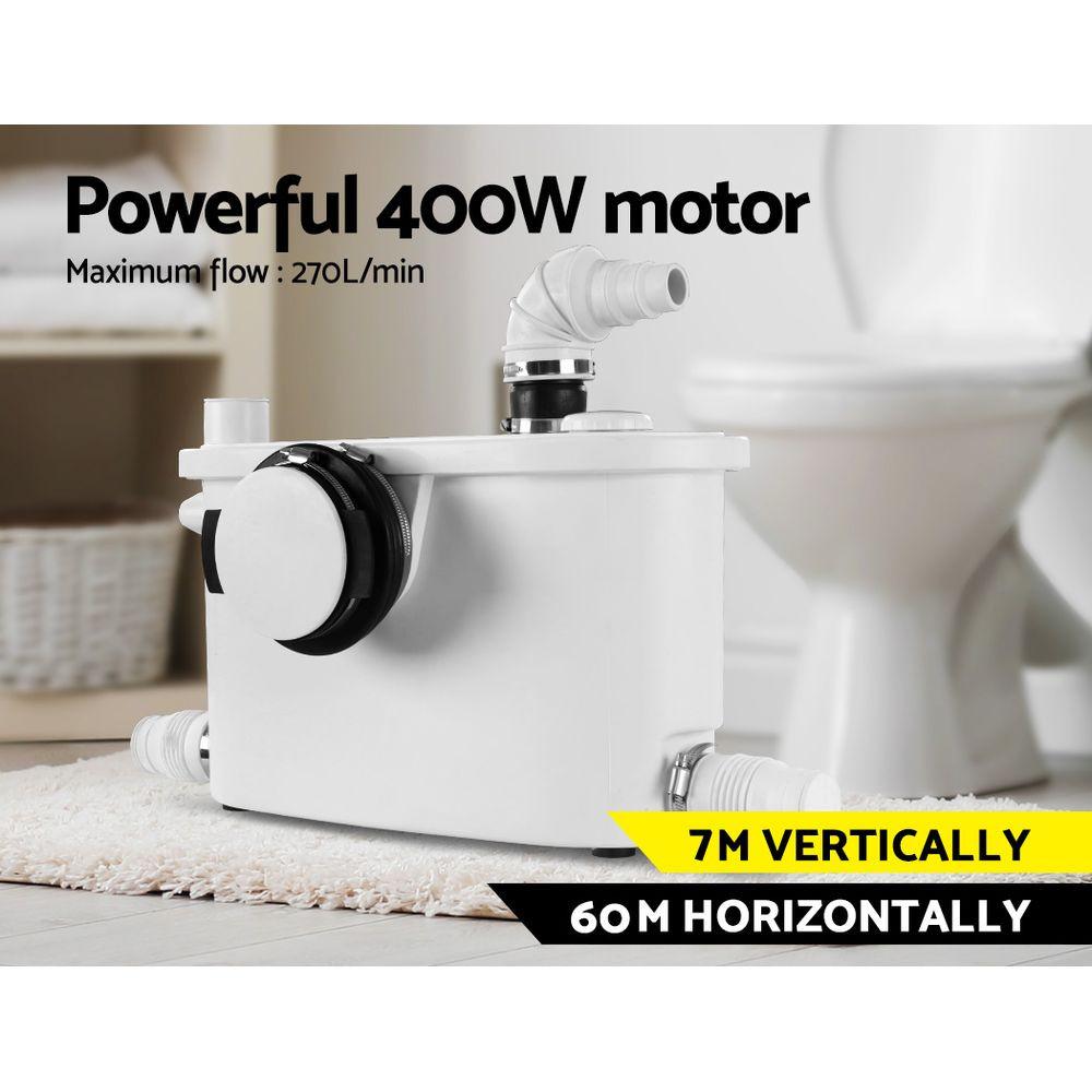 Giantz Macerator Sewerage Pump Waste Water Marine Toilet Disposal Unit Clean.