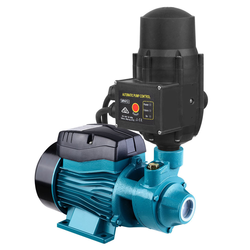 Giantz Peripheral Water Pump Garden Boiler Car Wash Auto Irrigation QB60 Black.