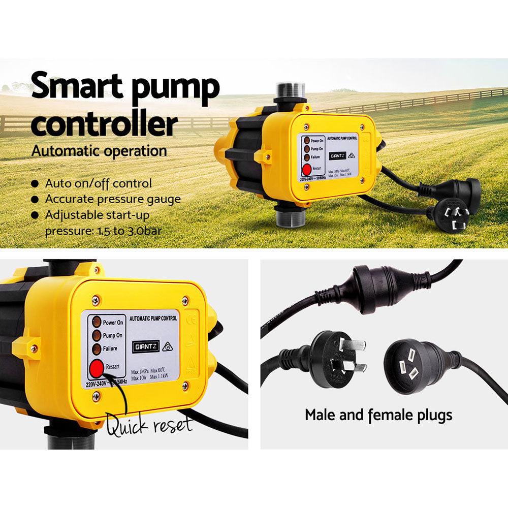 Giantz Peripheral Pump Auto Controller Clean Water Garden Farm Rain Irrigation.