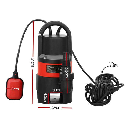 Giantz Garden Submersible Pump 400W Dirty Water Bore Tank Well Steel Sewerage.