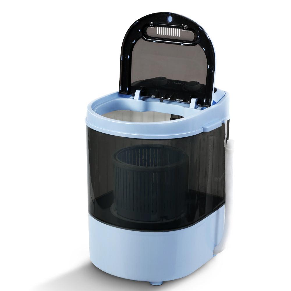 Devanti Portable Washing Machine 3KG Black.