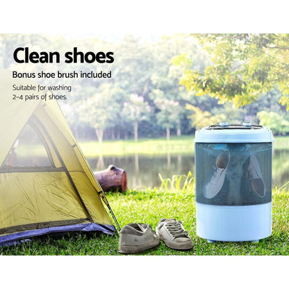 Devanti Portable Washing Machine 3KG Black.
