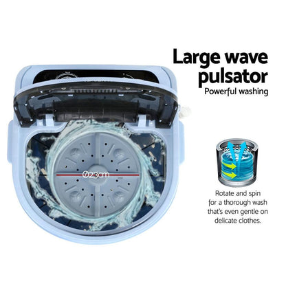 Devanti Portable Washing Machine 3KG Black.