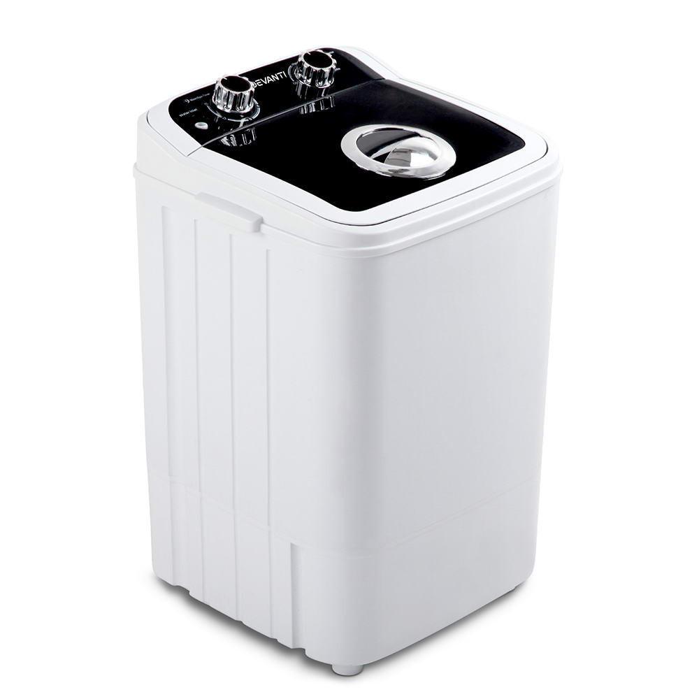 Devanti Portable Washing Machine 4.6KG Black.
