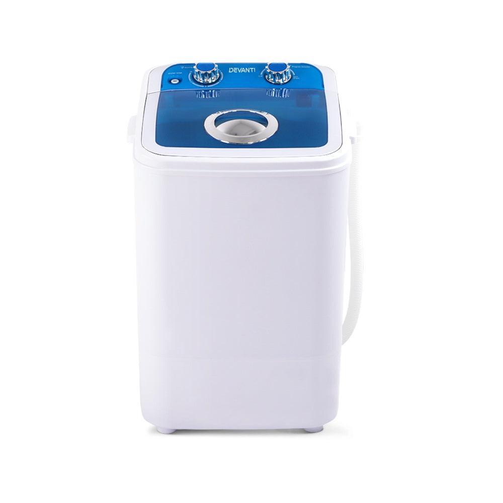 Devanti Portable Washing Machine 4.6KG Blue.