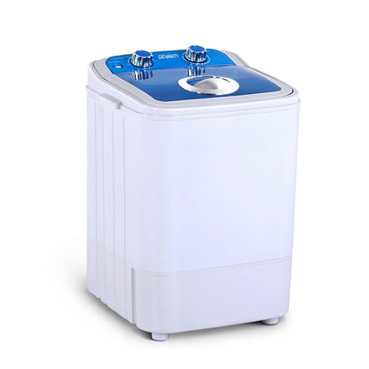 Devanti Portable Washing Machine 4.6KG Blue.