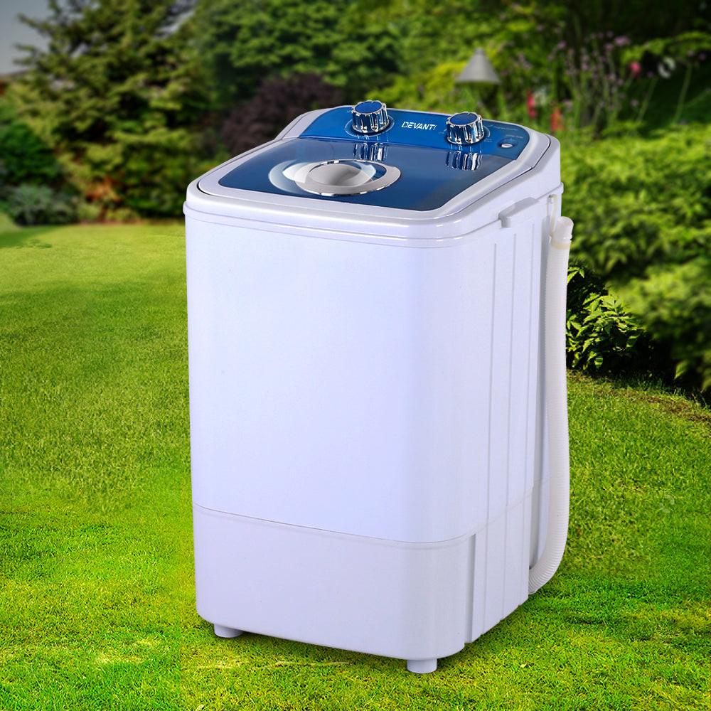 Devanti Portable Washing Machine 4.6KG Blue.