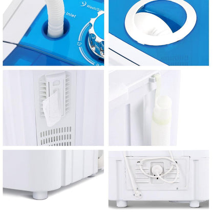 Devanti Portable Washing Machine 4.6KG Blue.