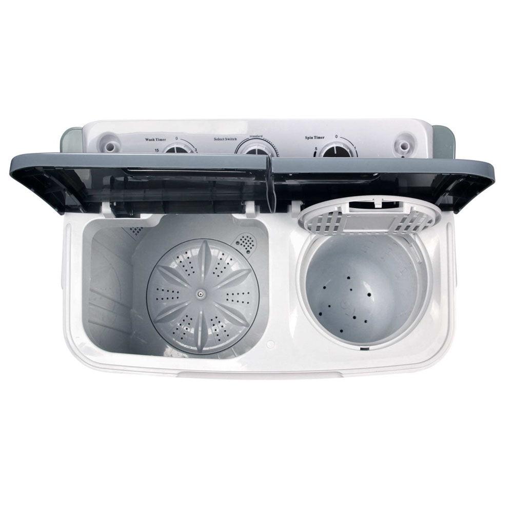 Devanti Portable Washing Machine Twin Tub 4.6KG White.