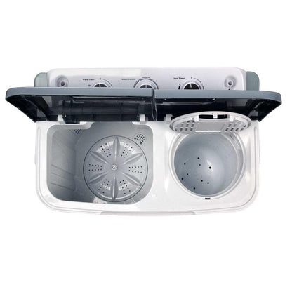 Devanti Portable Washing Machine Twin Tub 4.6KG White.