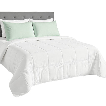 Giselle Bedding 200GSM Bamboo Quilt Summer Quilts All Season Doona Duvet Lightweight Super King
