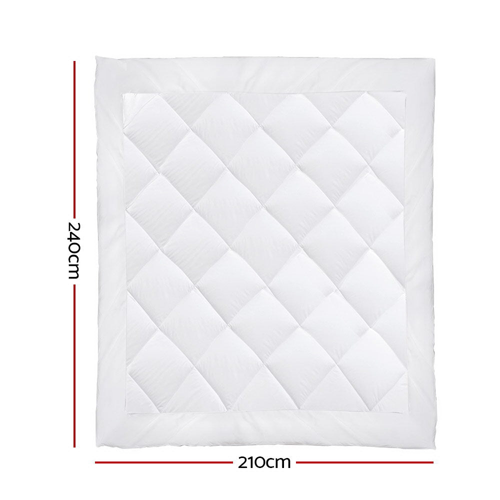 Giselle Bedding 700GSM Microfibre Bamboo Quilt King.