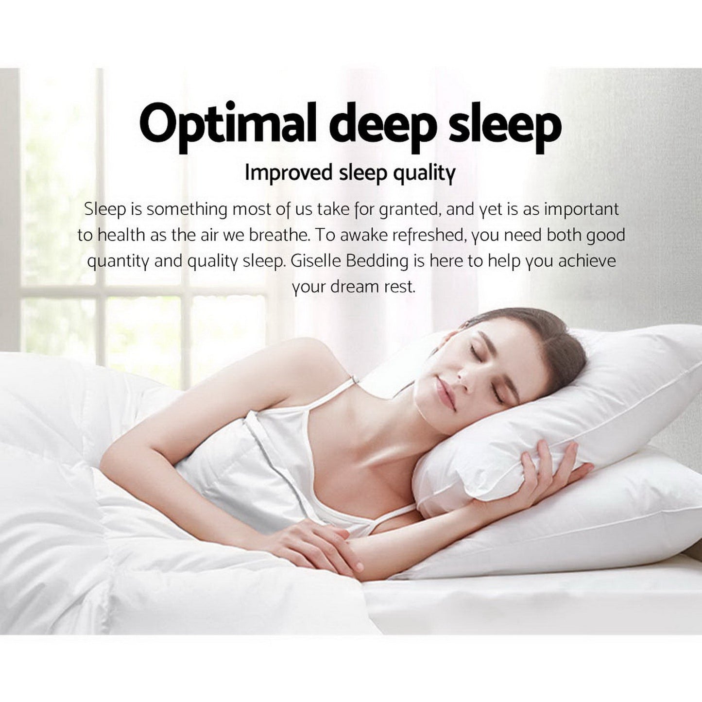 Giselle Bedding 700GSM Microfibre Bamboo Quilt Super King.