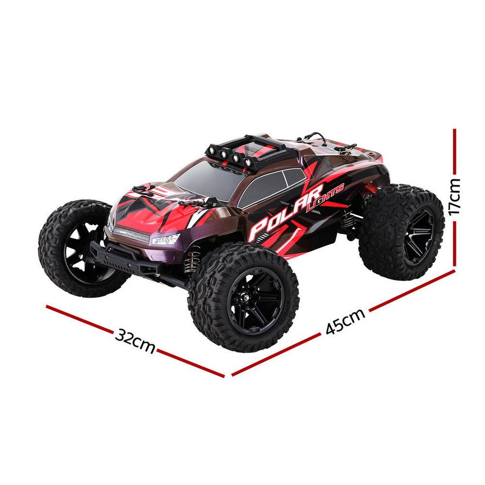 Keezi Kids Remote Control Car Off-Road Truck with Lights Electric Vehicle Toys.