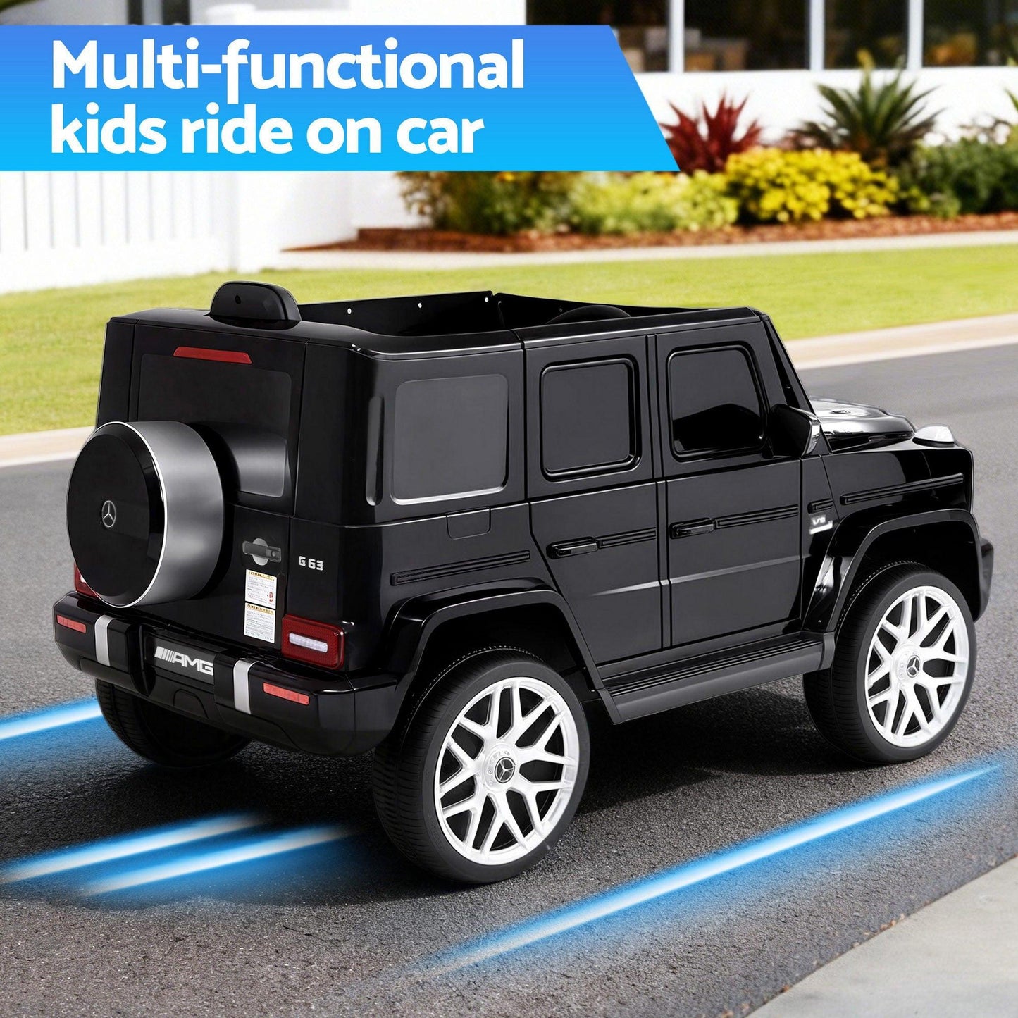 Kids Electric Ride On Car Mercedes-Benz Licensed AMG G63 Toy Cars 12V Black.