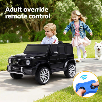Kids Electric Ride On Car Mercedes-Benz Licensed AMG G63 Toy Cars 12V Black.