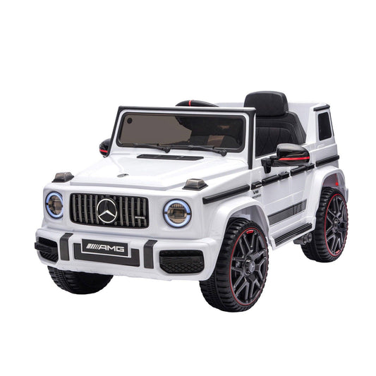 Kids Electric Ride On Car G63 Toy Cars Remote Control White.