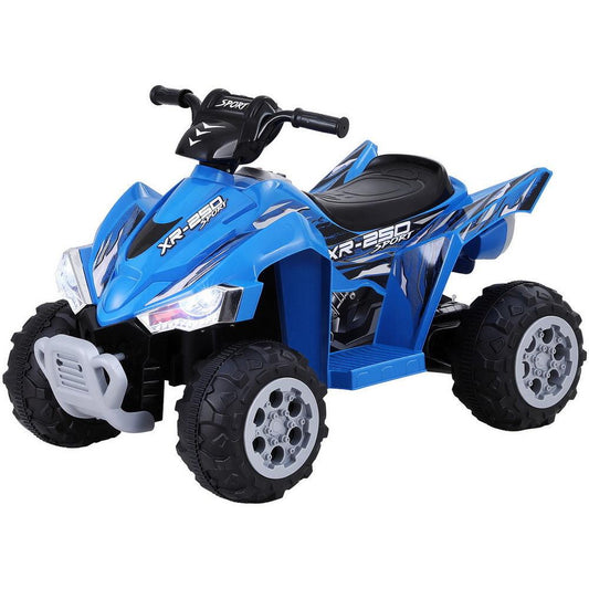 Rigo Kids Ride On Car ATV Quad Motorbike Electric Outdoor Toys 12V Blue.