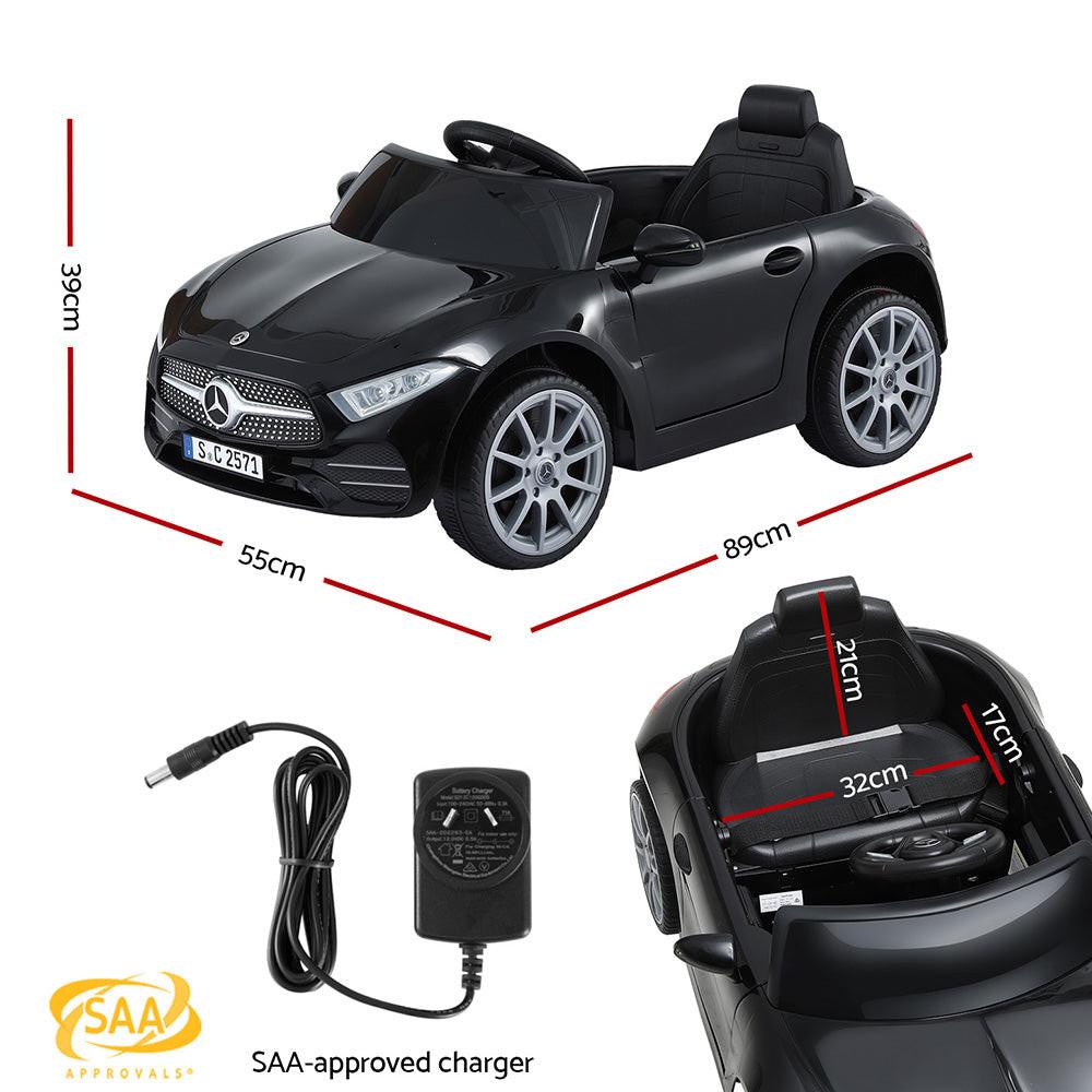 Kids Electric Ride On Car Licensed Outdoor Toys Cars Music Remote Black.