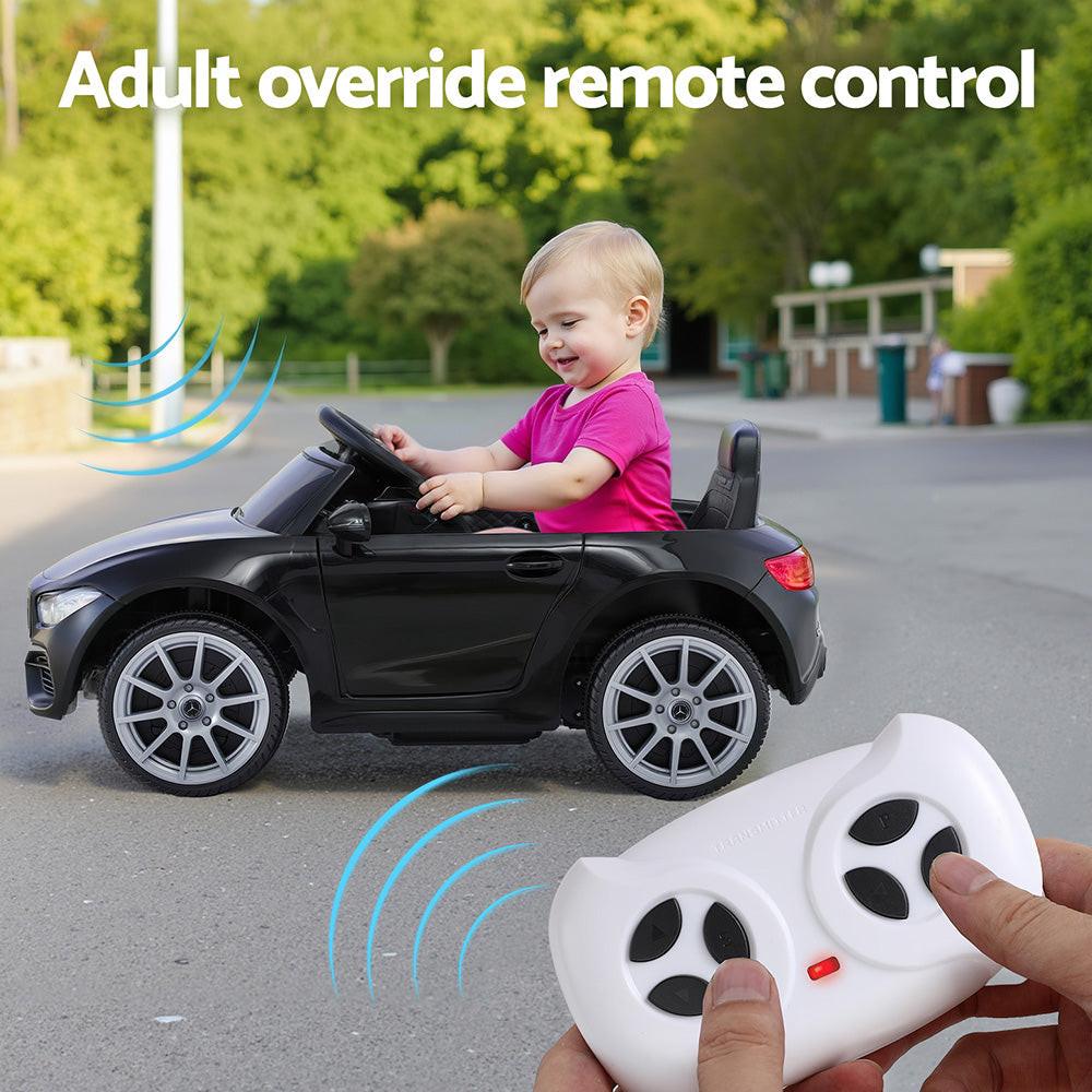 Kids Electric Ride On Car Licensed Outdoor Toys Cars Music Remote Black.