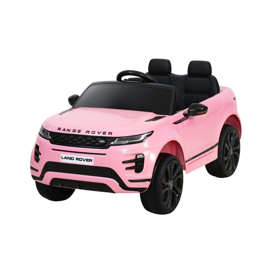 Kids Electric Ride On Car Land Rover Licensed Toy Cars Remote 12V Battery Pink.