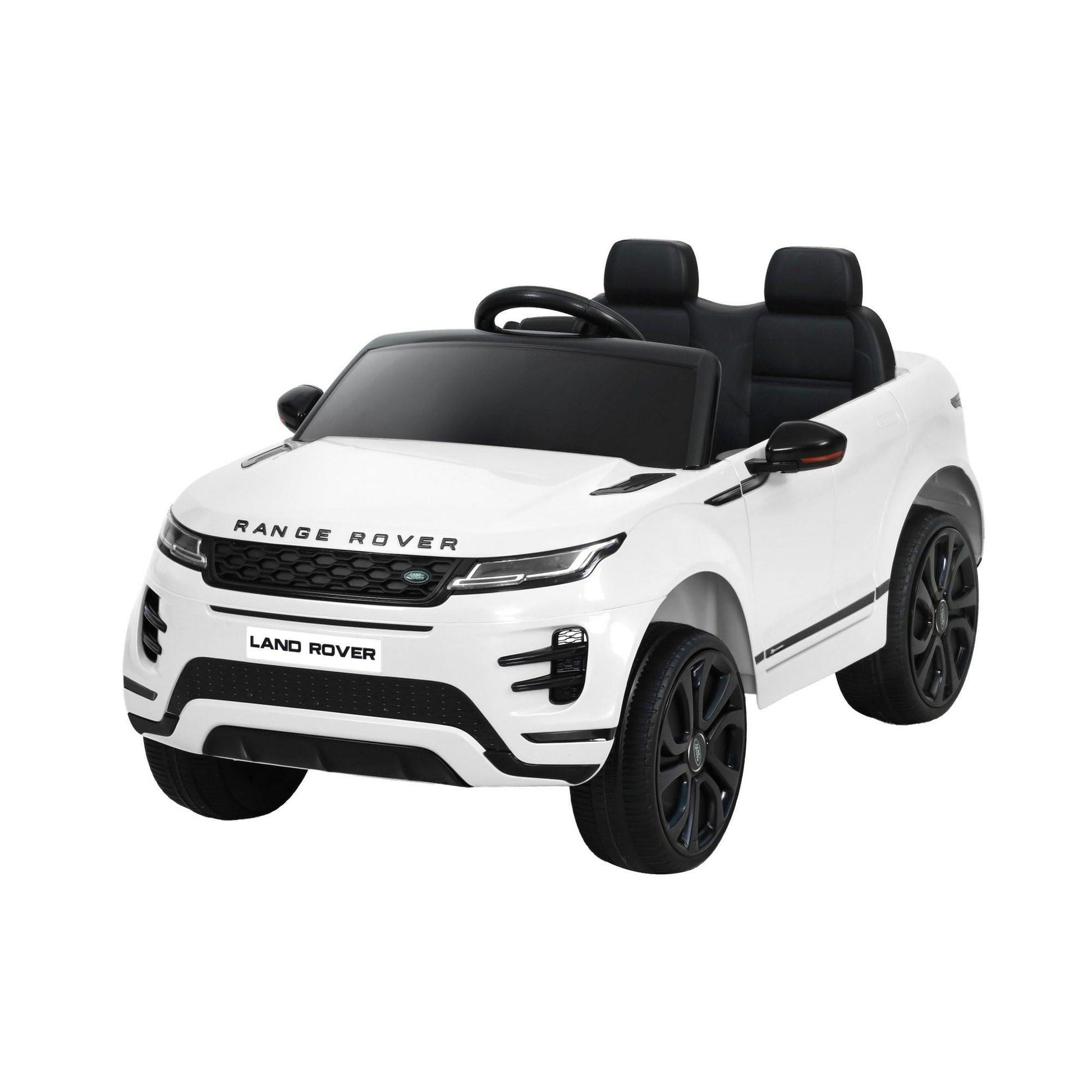 Kids Electric Ride On Car Land Rover Licensed Toy Cars Remote 12V Battery White.
