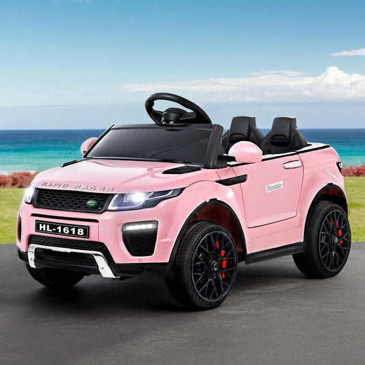 Rigo Kids Electric Ride On Car Range Rover-inspired Toy Cars Remote 12V Pink.