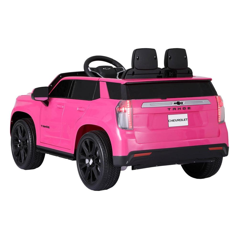 Kids Ride On Car Licensed Chevrolet Tahoe Electric Toys Horn Remote 12V Pink.