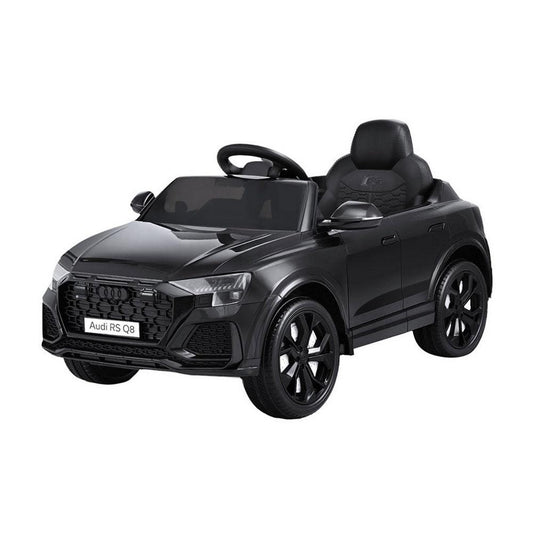 Kids Ride On Car Licensed RSQ8 Electric Toy Black Remote 12V Cars Black.
