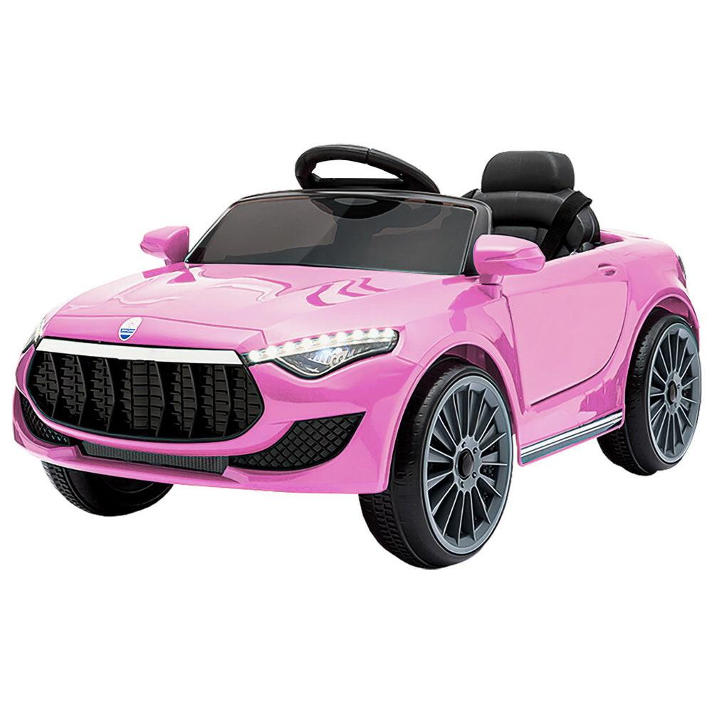 Rigo Kids Electric Ride On Car Toys Cars Headlight Music Remote Control 12V Pink.