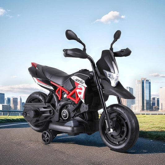 Kids Electric Ride On Car Motorcycle Motorbike Aprilia Licensed Dorsoduro 900.