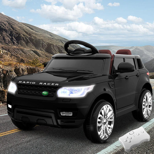 Rigo Ride On Car Kids Electric Ride On Cars SUV Remote 12V Black.