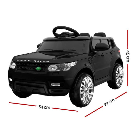 Rigo Ride On Car Kids Electric Ride On Cars SUV Remote 12V Black.