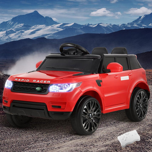 Rigo Kids Electric Ride On Car SUV Range Rover-inspired Cars Remote 12V Red.