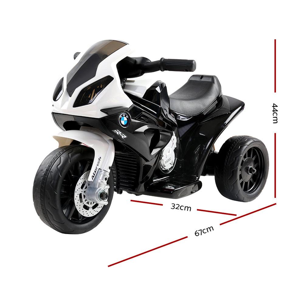 Kids Ride On Car Electric Ride On Cars Motorcycle Motorbike BMW Licensed S1000RR Black.