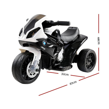 Kids Ride On Car Electric Ride On Cars Motorcycle Motorbike BMW Licensed S1000RR Black.