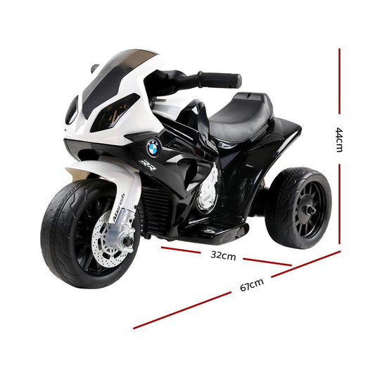 Kids Ride On Car Electric Ride On Cars Motorcycle Motorbike BMW Licensed S1000RR Black.