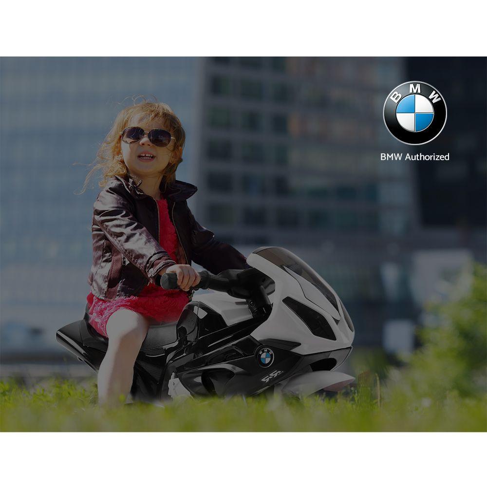 Kids Ride On Car Electric Ride On Cars Motorcycle Motorbike BMW Licensed S1000RR Black.
