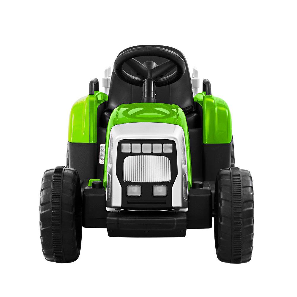 Electric Ride On Car Rigo Kids Ride On Cars Tractor Toy 12V Green.
