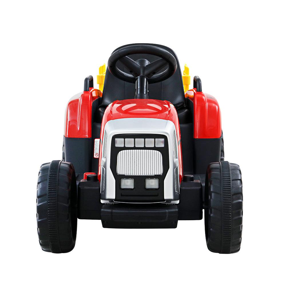 Rigo Kids Electric Ride On Car Tractor Toy Cars 12V Red.