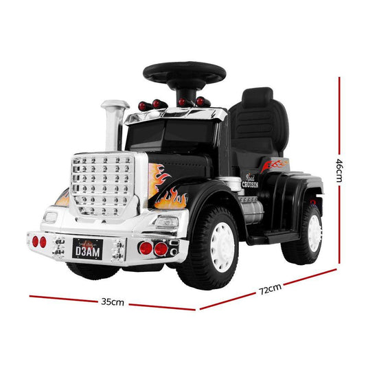 Rigo Kids Electric Ride On Car Truck Motorcycle Motorbike Toy Cars 6V Black.