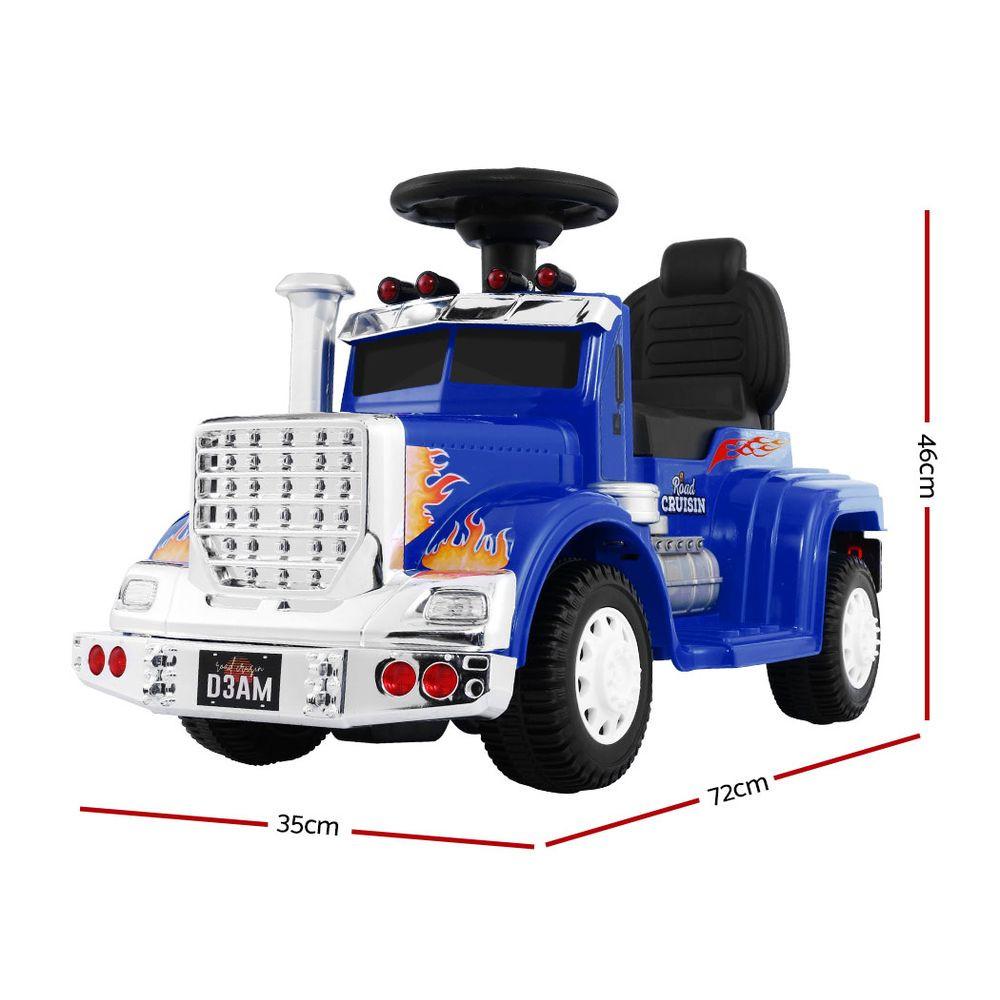 Rigo Kids Electric Ride On Car Truck Motorcycle Motorbike Toy Cars 6V Blue.