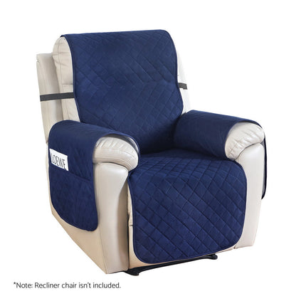 Artiss Recliner Chair Cover 100% Water Resistant Navy.
