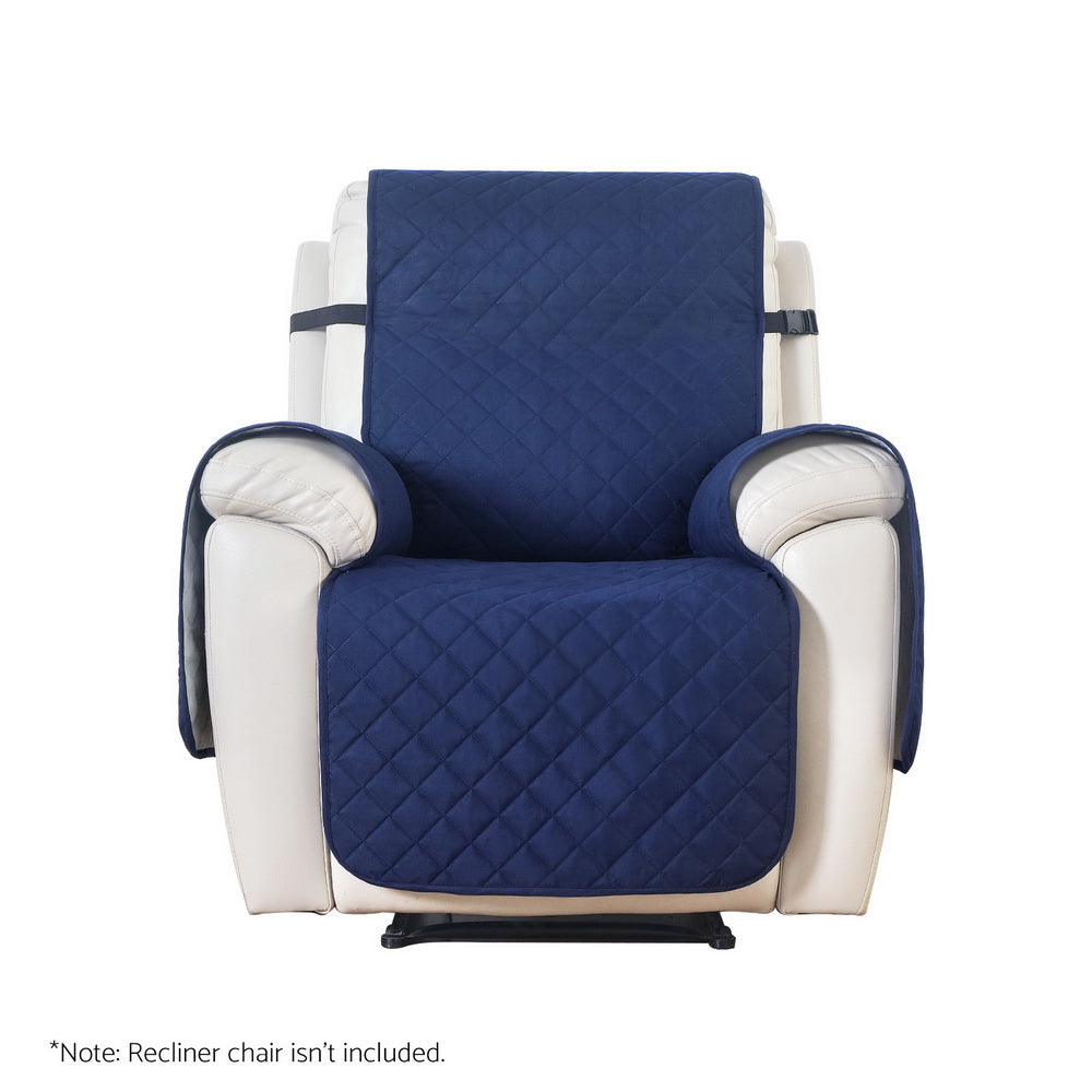 Artiss Recliner Chair Cover 100% Water Resistant Navy.