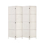 Artiss 4 Panel Room Divider Screen 163x170cm Woven White