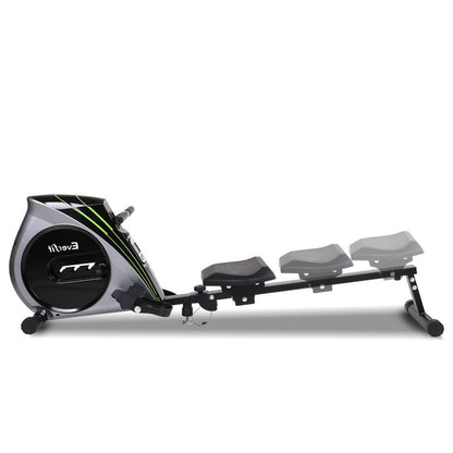Everfit Rowing Machine Rower Elastic Rope Resistance Fitness Home Cardio Silver.