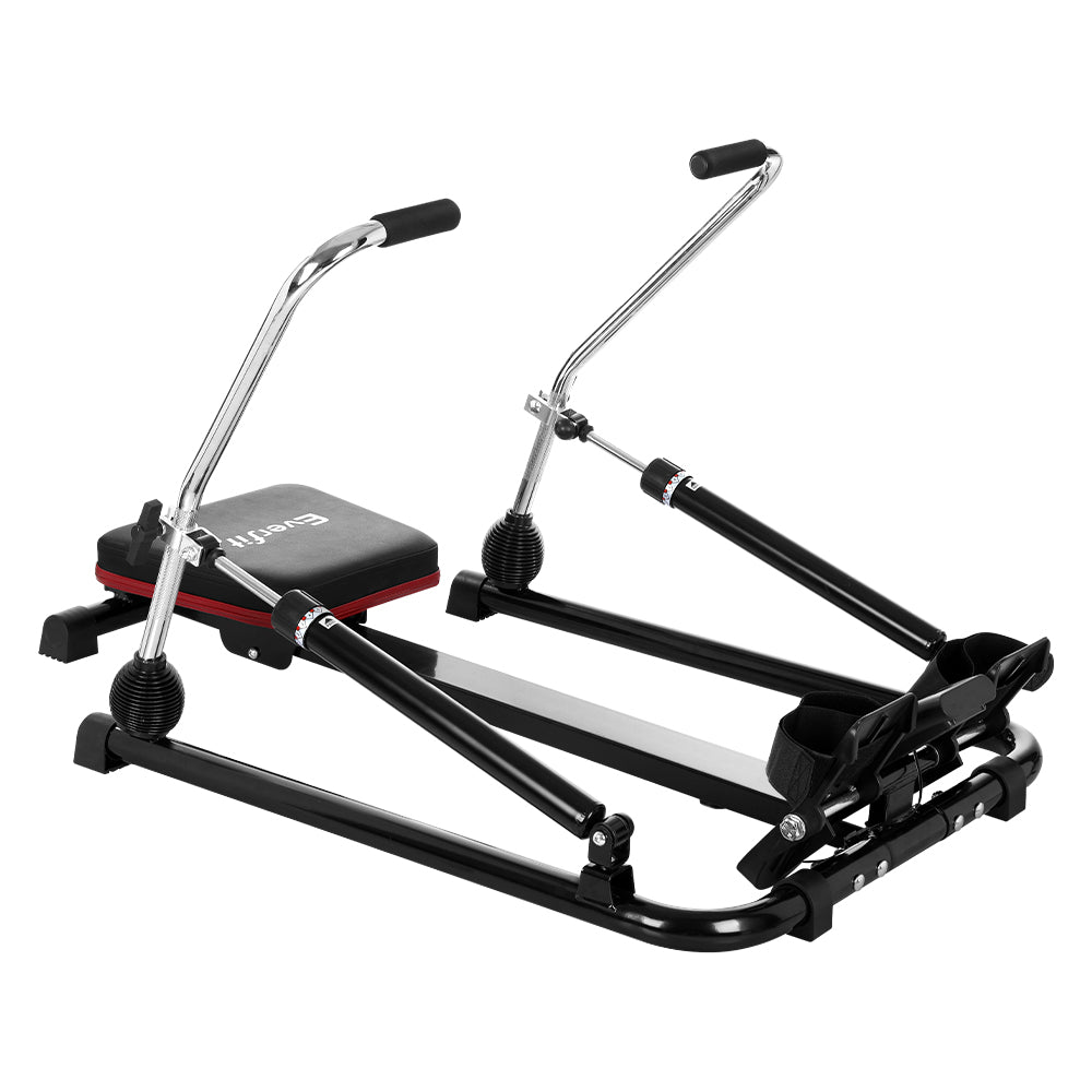 Everfit Rowing Machine 12 Levels Hydraulic Rower Fitness Gym Home Cardio.