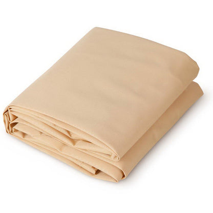 Instahut Waterproof Shade Sail 3x4m Rectangle Sand 95% Shade Cloth.