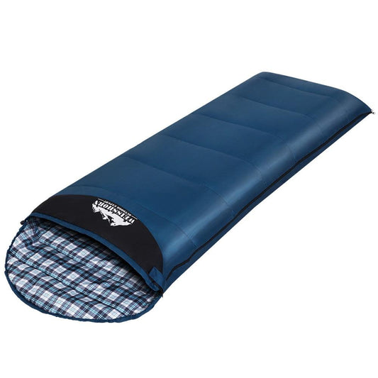 Weisshorn Sleeping Bag Single Thermal Camping Hiking Tent Blue 0&deg;C.