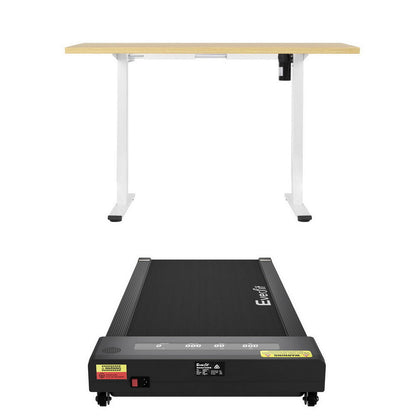 Artiss Electric Treadmill with 120cm Automatic Standing Desk Walking Pad 360mm